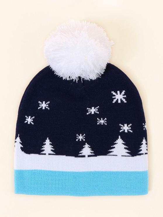 Christmas Snowman Pattern Pom Pom Hat - INS | Online Fashion Free Shipping Clothing, Dresses, Tops, Shoes