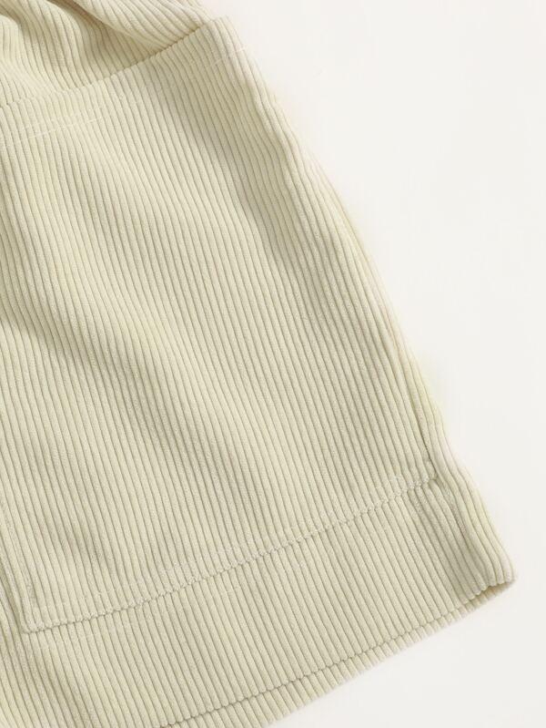 Corduroy Dual Pocket Shorts - INS | Online Fashion Free Shipping Clothing, Dresses, Tops, Shoes