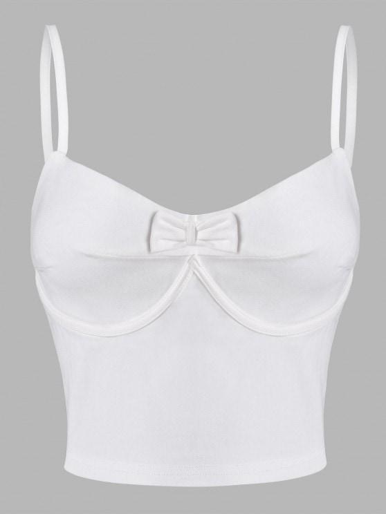 Cropped Bowknot Bustier Cami Top - INS | Online Fashion Free Shipping Clothing, Dresses, Tops, Shoes