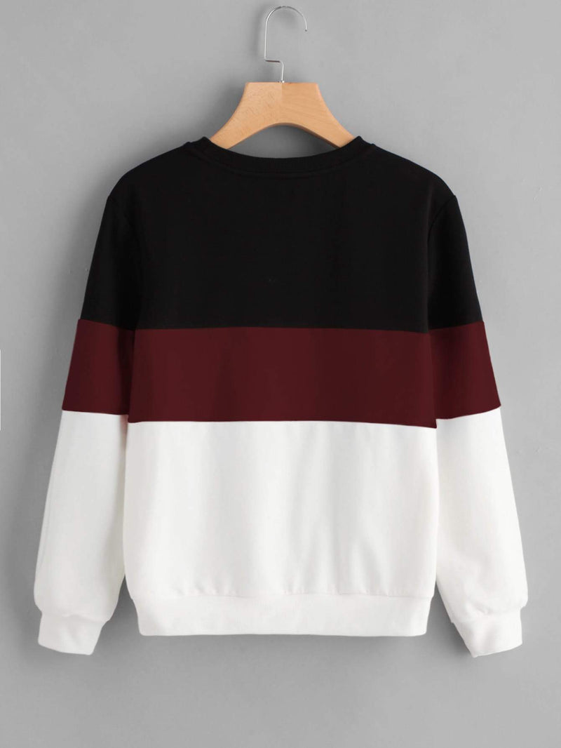 Cut And Sew Pullover - INS | Online Fashion Free Shipping Clothing, Dresses, Tops, Shoes