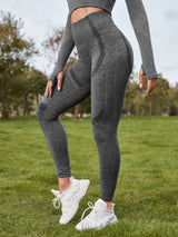 Cut Out Wide Waistband Sports Leggings - INS | Online Fashion Free Shipping Clothing, Dresses, Tops, Shoes