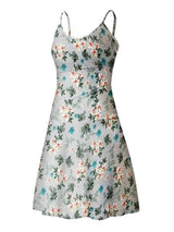 Disty Sling Print Bodycon Mini Dress - Mini Dresses - INS | Online Fashion Free Shipping Clothing, Dresses, Tops, Shoes - 21/04/2021 - Catagory_Mini Dresses - Color_Light Blue