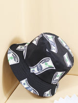 Dollar Pattern Bucket Hat - INS | Online Fashion Free Shipping Clothing, Dresses, Tops, Shoes