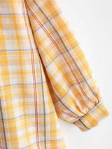Drop Shoulder Plaid Oversize Shacket - INS | Online Fashion Free Shipping Clothing, Dresses, Tops, Shoes