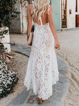 Elegant Sleeveless Lace Hollow Open-back Dress - Maxi Dresses - INS | Online Fashion Free Shipping Clothing, Dresses, Tops, Shoes - 17/06/2021 - 30-40 - color-black