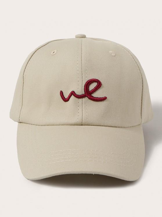 Embroidered Letter We Baseball Cap - INS | Online Fashion Free Shipping Clothing, Dresses, Tops, Shoes