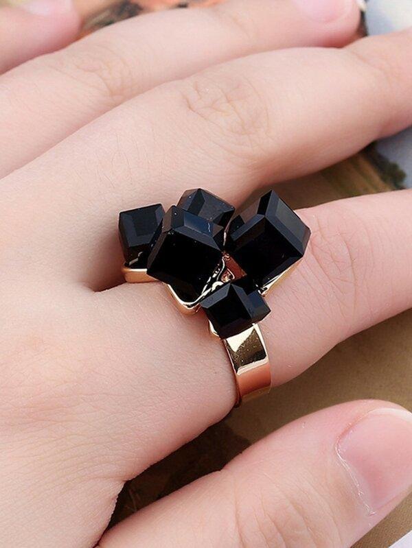 Exaggerated Stone Ring 1pc - INS | Online Fashion Free Shipping Clothing, Dresses, Tops, Shoes