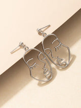 Face Design Drop Earrings - INS | Online Fashion Free Shipping Clothing, Dresses, Tops, Shoes