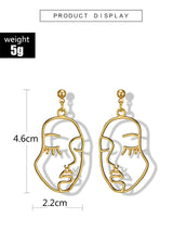 Face Design Drop Earrings - Earrings - INS | Online Fashion Free Shipping Clothing, Dresses, Tops, Shoes - 01/27/2021 - Accs & Jewelry - Casual