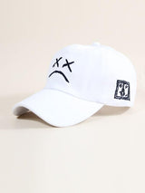Facial Expression Embroidered Baseball Cap - INS | Online Fashion Free Shipping Clothing, Dresses, Tops, Shoes