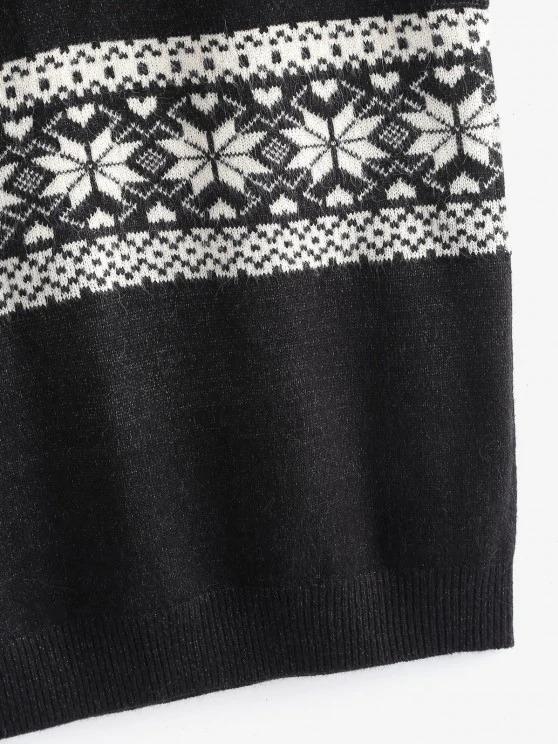 Fair Isle Knit V Neck Sweater Vest - INS | Online Fashion Free Shipping Clothing, Dresses, Tops, Shoes