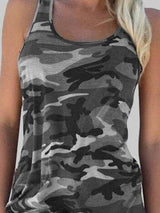 Fashion Camouflage All-match Sleeveless Vest - Tank Tops - INS | Online Fashion Free Shipping Clothing, Dresses, Tops, Shoes - 04/06/2021 - Color_Gray - Color_Pink