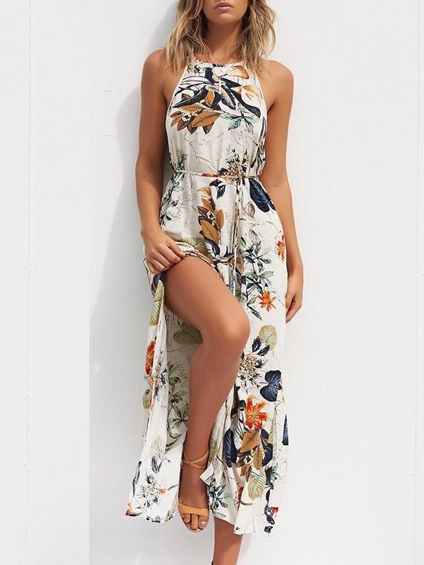 Fashion Sleeveless Sling Beach Maxi Dress - Maxi Dresses - INS | Online Fashion Free Shipping Clothing, Dresses, Tops, Shoes - 24/05/2021 - Color_Apricot - DRE2105241080