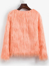 Faux Fur Shaggy Style Plush Fluffy Coat - INS | Online Fashion Free Shipping Clothing, Dresses, Tops, Shoes