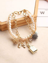 Faux Pearl Beaded Bracelet - INS | Online Fashion Free Shipping Clothing, Dresses, Tops, Shoes