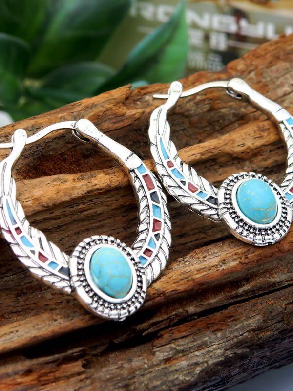 Feather earrings - INS | Online Fashion Free Shipping Clothing, Dresses, Tops, Shoes