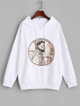 Figure Freedom Graphic Oversize Hoodie - INS | Online Fashion Free Shipping Clothing, Dresses, Tops, Shoes