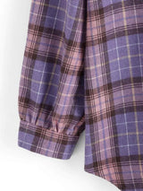 Flap Pockets Plaid Tartan Flannel Shacket - INS | Online Fashion Free Shipping Clothing, Dresses, Tops, Shoes