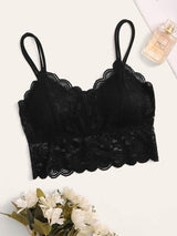 Floral Lace Bralette - INS | Online Fashion Free Shipping Clothing, Dresses, Tops, Shoes