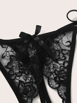 Floral Lace Sheer Panty Set 3pack - INS | Online Fashion Free Shipping Clothing, Dresses, Tops, Shoes