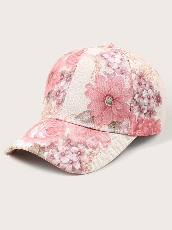 Floral Pattern Baseball Cap - INS | Online Fashion Free Shipping Clothing, Dresses, Tops, Shoes