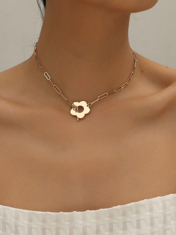 Flower Decor Necklace - INS | Online Fashion Free Shipping Clothing, Dresses, Tops, Shoes