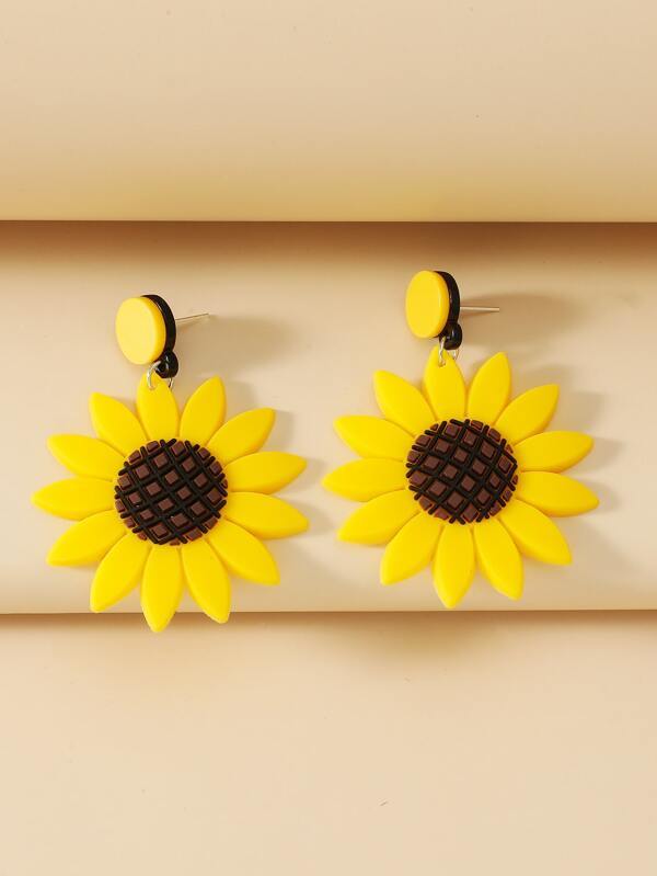 Flower Drop Earrings - INS | Online Fashion Free Shipping Clothing, Dresses, Tops, Shoes