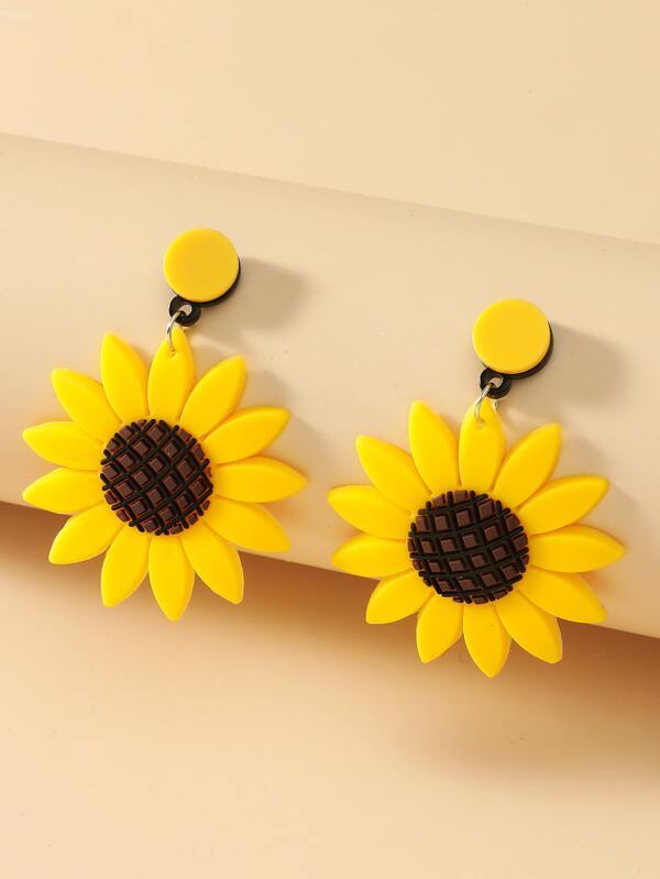 Flower Drop Earrings - INS | Online Fashion Free Shipping Clothing, Dresses, Tops, Shoes