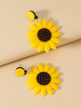 Flower Drop Earrings - INS | Online Fashion Free Shipping Clothing, Dresses, Tops, Shoes