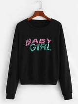 Graphic Baby Girl Sweatshirt - INS | Online Fashion Free Shipping Clothing, Dresses, Tops, Shoes