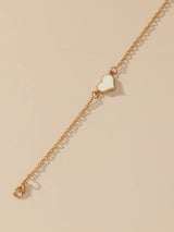 Heart Decor Chain Bracelet - INS | Online Fashion Free Shipping Clothing, Dresses, Tops, Shoes