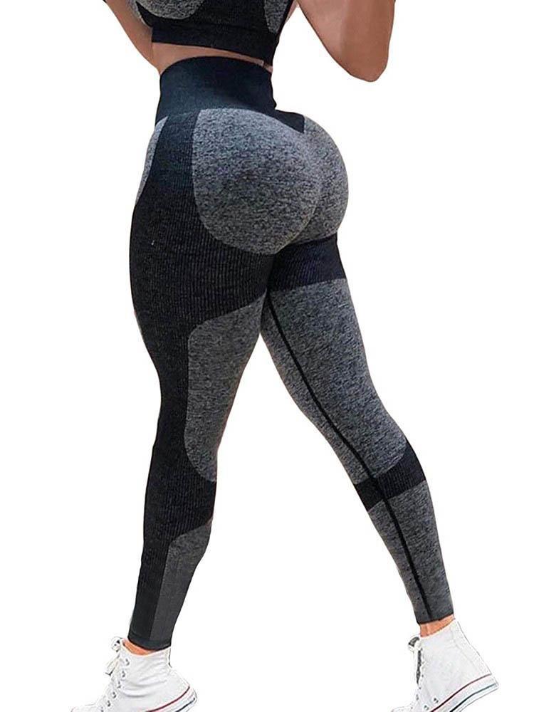 High Waist Compression Seamless Butt Lift Stretch Yoga Leggings Pants - Leggings - INS | Online Fashion Free Shipping Clothing, Dresses, Tops, Shoes - 04/05/2021 - Color_Black - LEG210504015