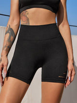 Hollow Out Solid Biker Shorts - INS | Online Fashion Free Shipping Clothing, Dresses, Tops, Shoes
