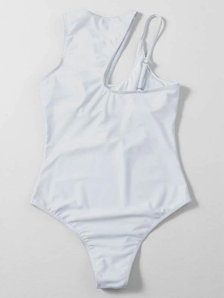 Hollow Solid Color One-piece Swimsuit - Swimsuits - INS | Online Fashion Free Shipping Clothing, Dresses, Tops, Shoes - 19/04/2021 - Category_Swimsuits - Color_Black