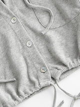 Hooded Front Pocket Knit Jacket - INS | Online Fashion Free Shipping Clothing, Dresses, Tops, Shoes