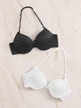 Hook Front Halter Bra Set 2pack - INS | Online Fashion Free Shipping Clothing, Dresses, Tops, Shoes