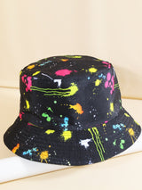Ink Dot Pattern Reversible Bucket Hat - INS | Online Fashion Free Shipping Clothing, Dresses, Tops, Shoes