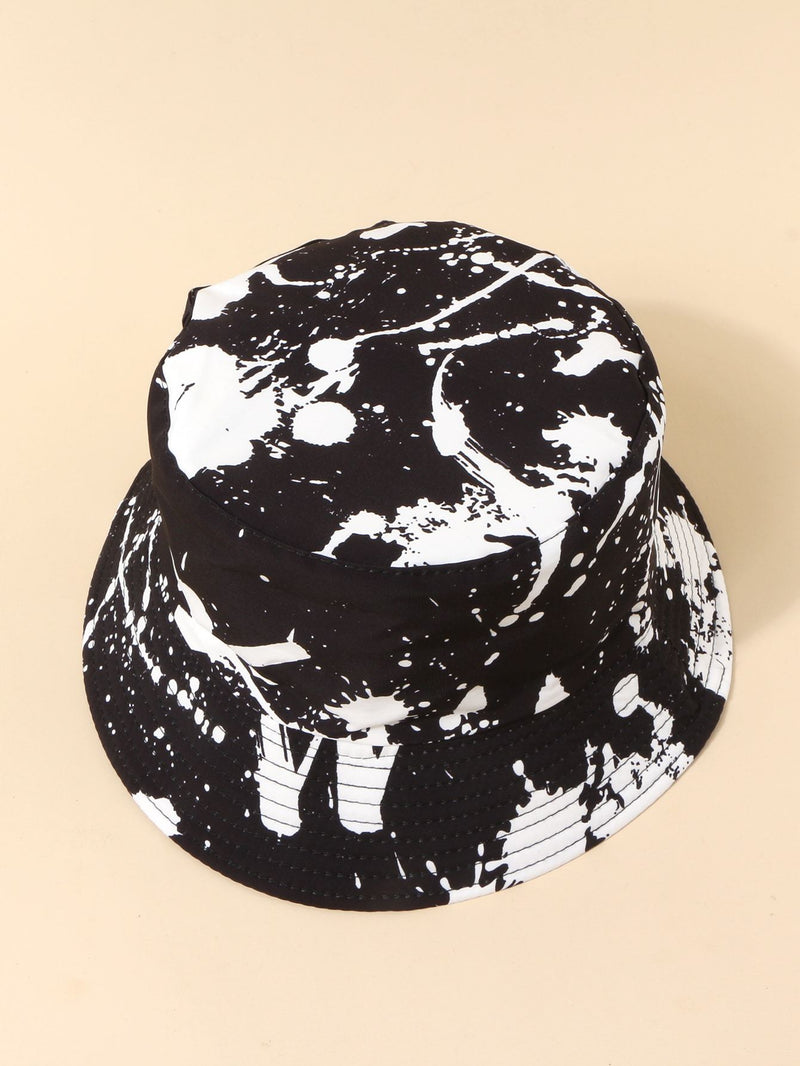 Ink Print Bucket Hat - INS | Online Fashion Free Shipping Clothing, Dresses, Tops, Shoes