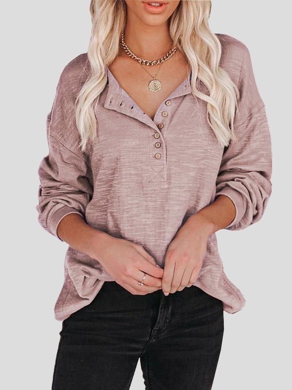 INS Women's Buttoned Lantern Sleeve Long Sleeve Blouses - Blouses - INS | Online Fashion Free Shipping Clothing, Dresses, Tops, Shoes - 03/08/2021 - 10-20 - BLO2108041294