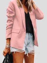 INS Women's Lapel Slim Cardigan Temperament Suit Jacket - Coats & Jackets - INS | Online Fashion Free Shipping Clothing, Dresses, Tops, Shoes - 07/08/2021 - 30-40 - Category_Jackets & Coats