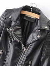 Katy Perry's Picks Faux Leather Biker Jacket - INS | Online Fashion Free Shipping Clothing, Dresses, Tops, Shoes
