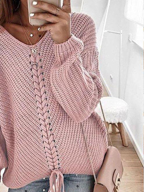 Women's Knitted Sweater For Fashion in winter