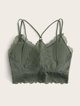 Lace Trim Bralette - INS | Online Fashion Free Shipping Clothing, Dresses, Tops, Shoes