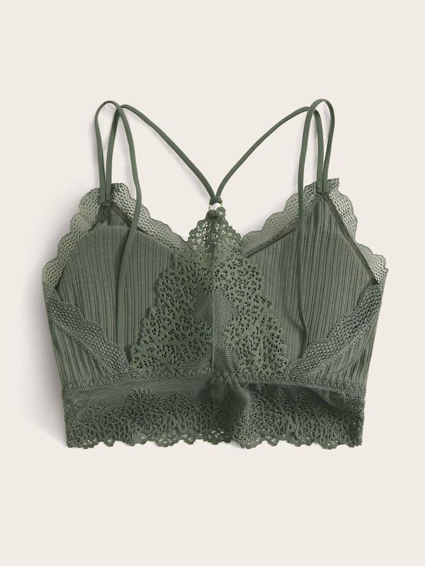 Lace Trim Bralette - INS | Online Fashion Free Shipping Clothing, Dresses, Tops, Shoes