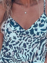 Leopard And Zebra Printed V-Neck Casual Tank Tops - Tank Tops - INS | Online Fashion Free Shipping Clothing, Dresses, Tops, Shoes - 02/07/2021 - 10-20 - Category_Tank Tops