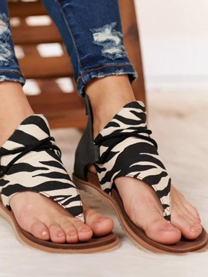 Leopard Pattern High Top Sandals - INS | Online Fashion Free Shipping Clothing, Dresses, Tops, Shoes