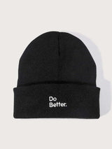 Letter Embroidery Beanie - INS | Online Fashion Free Shipping Clothing, Dresses, Tops, Shoes