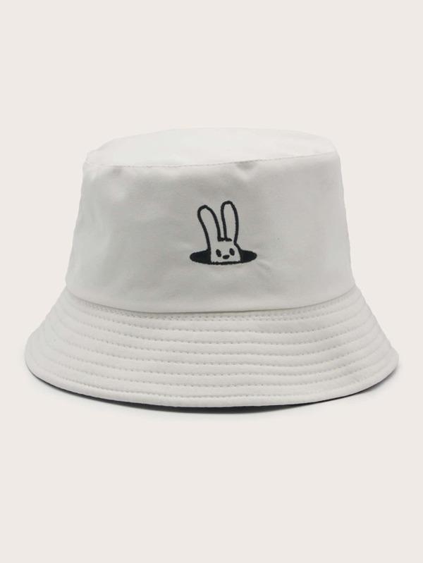 Letter Embroidery Bucket Hat - INS | Online Fashion Free Shipping Clothing, Dresses, Tops, Shoes