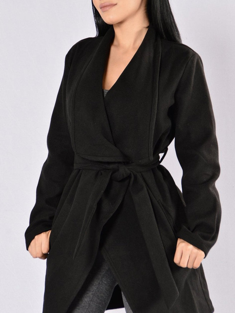 Manhattan Coat - Black - Coats - INS | Online Fashion Free Shipping Clothing, Dresses, Tops, Shoes - All Promo - bestseller - Black collection