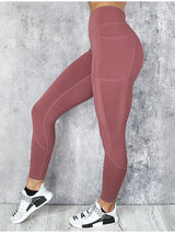 Mesh Pocket Fitness Leggings - Leggings - INS | Online Fashion Free Shipping Clothing, Dresses, Tops, Shoes - 02/26/2021 - Autumn - Black